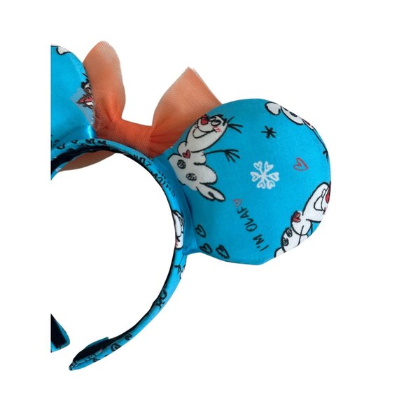 HANDMADE Kids Size Olaf Bow Frozen Ears Headband NEW NWOT - Picture 3 of 6